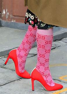Pink Gucci Socks