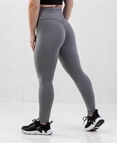 Grey Scrunch Leggings