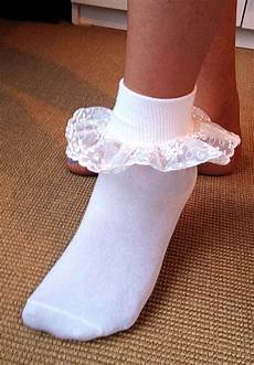 White Frilly Socks